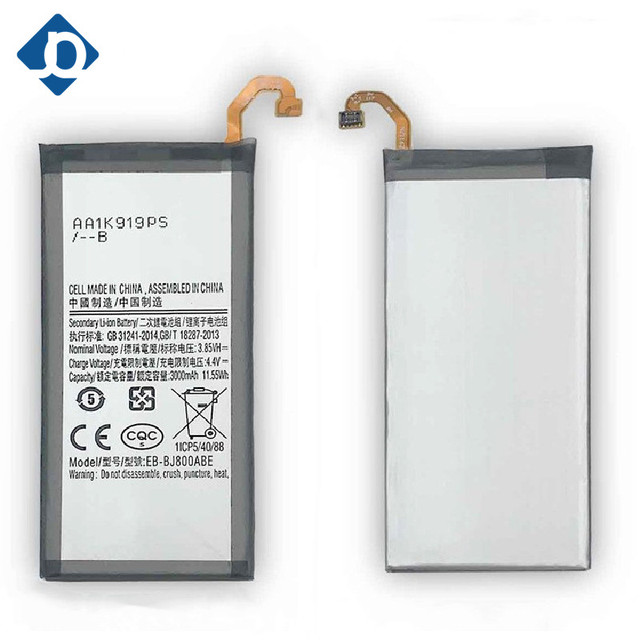 100% Brand New Lithium Phone Battery for Samsung Galaxy A6 J6 J8 Battery Rechargeable Cell Phone Batteries