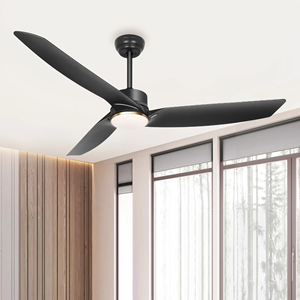 Chất lượng cao 42inch 52 inch mạnh mẽ Quạt trần 3 lưỡi trang trí phòng khách phòng ngủ LED trần người hâm mộ với đèn - Product Image 3