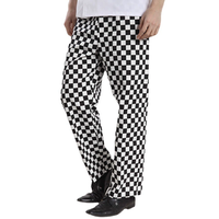 Pantalon de Chef Unisexe Personnalisé Basique Haute Qualité Séchage Rapide Ceinture Élastique Respirant Durable Confortable Vente en Gros