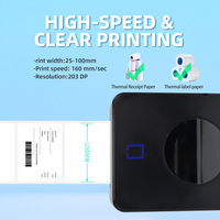Impresora de Etiquetas Térmicas GTCODESTAR GT-P130B, Impresora Térmica Directa para Recibos, Envíos y Albaranes, USB de Escritorio, 203DPI