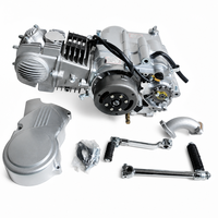 Ensemble moteur de moto YX140 140cc 1P56FMJ refroidi par air, démarrage au kick, embrayage manuel