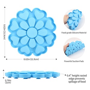 Juguetes Masticables Modernos para Perros, Plato de Alimentación Lenta de 22 cm y Almohadilla para Lamer, Alivia la Sensación de Opresión, Artículos para Mascotas - Product Image 2