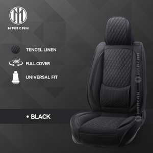 Protections de siège respirantes en Tencel par Marcan, coussin matelassé en lin quatre saisons pour Mercedes-Benz - Product Image 4