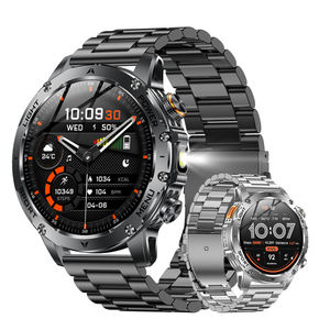 <span class=keywords><strong>Montre</strong></span> connectée 2025 AK87 avec lampe de poche, assistant vocal, suivi de la santé <span class=keywords><strong>physique</strong></span> pour femmes, étanche IP68, 1000 mAh, montres connectées d'extérieur - Product Image 1