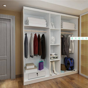 프리마 고급 럭셔리 모던 옷장 아일랜드 캐비닛 드레스룸 맞춤형 침실 원목 워크인 클로젯 시스템 세트 - Product Image 3