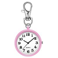Montre porte-clés NYY pour infirmières, montre vintage à quartz avec grand cadran, à clipser, pour étudiants, infirmières, personnes âgées