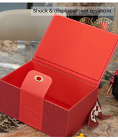 Boîte de rangement pour Mahjong en cuir végétalien personnalisable, best-seller, pour le divertissement familial