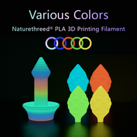 Nature3D 2025 Ecológico 1KG 1,75mm PLA Serie luminosa Tendencia Resplandor en el filamento oscuro para impresoras 3D Varillas de plástico