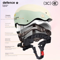 Nouveau casque de moto électrique EVRIDE T02 certifié 3C en ABS pour hommes et femmes, toutes saisons, universel, ouvert, à libération rapide