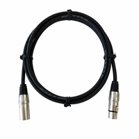 Câble de microphone XLR mâle-femelle OEM RH-X050 avec blindage spiralé, gaine en PVC, conducteur en cuivre sans oxygène