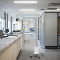 Chariots d'hôpital personnalisés chariot d'équipement médical en acier de style industriel pour l'enseignement à distance OEM/ODM pour hôtels hôpitaux