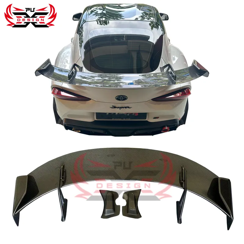 Perfect Fit Carbon Fiber Suora A90 A-D Wing for Toyota GR Supra A90 A91 MK5 Rear Spoiler Trunk Lip Flap Performance Kit