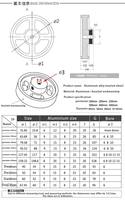 Roue de mesure en polyuréthane pour encodeur, alésage 6mm 8mm 10mm, rouleau de mesure pour remplacement d'équipement