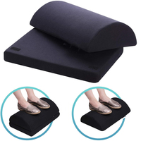 Coussin de luxe en mousse à mémoire de forme écologique et durable pour les jambes, repose-pieds, coussin de bureau portable, amovible et lavable