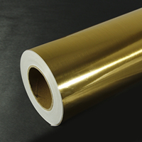 Vinilo Autoadhesivo Metálico Dorado Cepillado de Alta Calidad para Máquina de Corte de Vinilo, con el Mejor Precio