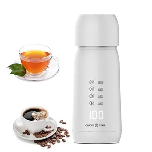 400ml Travel Portable Mini Kettle Temperature Control Portable Cup Travel Kettle Fast Boiling Electric Water Kettle