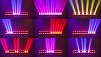 Projecteur LED mobile 12x60W avec contrôle DMX512 3-35 °   Zoom pour scène, DJ, discothèque, fête avec commande vocale et fonction RDM