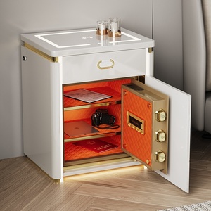 2026 moderno comodino in legno massello, - Product Image 2