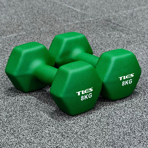 High Quality Neoprene <strong>Hex</strong> <strong>Dumbbells</strong> <strong>Set</strong> 0.5 kg to 10 kg Cast Iron Material Hand Weights for Women's Gym Fitness - Product Image 4