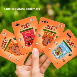 Marque-page magnétique en forme <span class=keywords><strong>de</strong></span> capybara mignon, clip <span class=keywords><strong>de</strong></span> page <span class=keywords><strong>de</strong></span> <span class=keywords><strong>livre</strong></span> en papier, papeterie avec aimants pour marque-pages promotionnels - Product Image 2