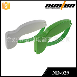 Afilador de cuchillos portátil con mango de plástico y hoja de acero de tungsteno, herramienta de afilado duradera para exteriores y camping - Product Image 3
