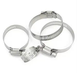 stainless steel hose clip pipe tube clamp for plumbing