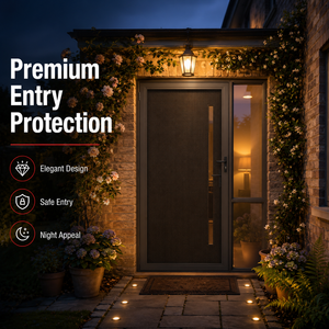 Porta di Sicurezza in Alluminio Aeronautico con Rete in Acciaio Inox 316 Intrecciata, Antieffrazione, con Chiusura a 3 Punti per Ingresso Principale - Product Image 5