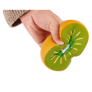 Kiwi Shaped PU Foam Fidget Toy with Slow <b>Rebound</b> for 2-4 Year Olds Unisex - Product Image 1