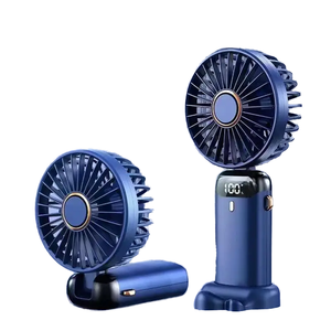 Ventiladores de Mano Eléctricos Portátiles Mini con Pantalla LED, Logotipo Personalizado, 1200mAh, 6 Velocidades, Viento Fuerte, Plegables, Recargables, para Uso Doméstico y en el Automóvil - Product Image 4