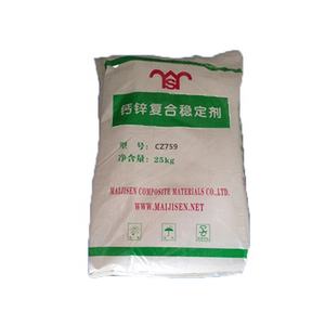 Polvo blanco Ca Zn estabilizador PVC mármol artificial hoja estabilizador polvo PVC - Product Image 1