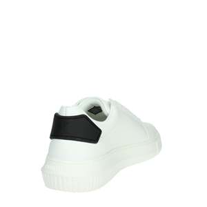 Sneakers Casual da Uomo Calvin Klein Jeans con Lacci, Ammortizzate, a Profilo Basso, Bianche e Nere - Product Image 3