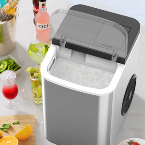 Wholesale High Quality 220V Automatic Mini Portable Ice Cube Maker Household Home Counter Top Hotel Application Intelli - Product Image 3