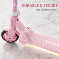 Trottinette lumineuse LED pour enfants, plateau lumineux, certifiée CE EN71, hauteur de guidon réglable, trottinette pour enfants, usine source
