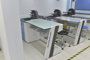 Tavolo da Laboratorio di Biologia Modulare per Scuole con Cassetti, Banco da Laboratorio Moderno in Metallo Resistente - Product Image 4