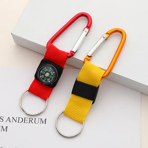 Nuevos productos Actividades al aire libre Aleación de aluminio Mosquetón Llaveros Brújula - Product Image 6