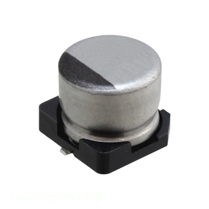 ตัวเก็บประจุ UWF1V220MCL1GB แบบยึดพื้นผิวสารส้ม22 uF 20% 35V SMD 22 uF - Product Image 1