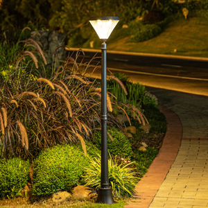 Lámpara Solar LED para Jardín 2024, Resistente al Agua IP55, Decoración de Jardín de Aluminio para Exteriores, Patio de Villa Privada, Comunidad - Product Image 4