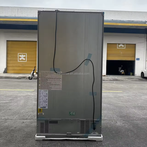 Réfrigérateur à double porte argenté 442L 110V, 33 pouces, grande capacité, refroidissement par air, sans givre, intelligent, écologique - Product Image 4