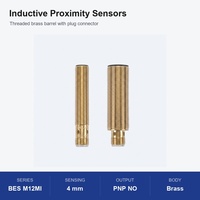 Sensor Proximitas Induktif Balluff BES M12 MI-PSCNOC40B-S04GS049BV02 Baru Tersedia, Tahan Api, Jarak Deteksi 4mm, DC