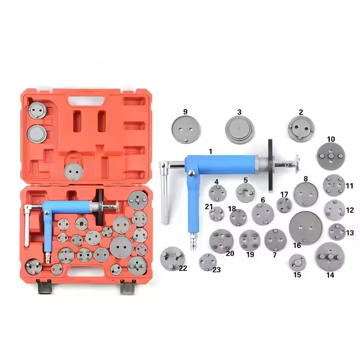 Brake Caliper Air Powered Compressor Tool - 114PSI Piston Rewind Tool Brake Bleeder - View #9