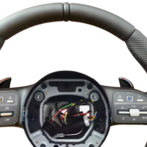 Volant sport en fibre de carbone personnalisé pour mercedes-benz W204 W205 W211 GLE <span class=keywords><strong>CLA</strong></span> W176 W213 W222 y compris la classe CLS G - Product Image 3