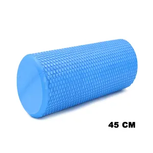Eco-friendly 45cm Solid Fitness Equipment High Density Muscle Relax Yoga Massage Foam Roller