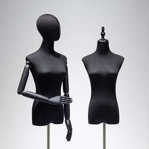 Maniquí <span class=keywords><strong>de</strong></span> Costura <span class=keywords><strong>de</strong></span> Cuerpo Superior con Cabeza, Tamaño Humano, con Patrón Tridimensional, en Pose <span class=keywords><strong>de</strong></span> Pie - Product Image 2