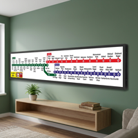 Écran tactile capacitif TFT-LCD TN couleur extensible de 48,5 pouces avec luminosité de 1000 cd/m² pour utilisation en extérieur, garantie 1 an