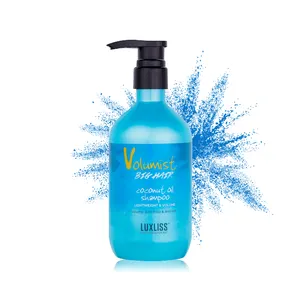  Luxliss produto volumista óleo de côco, shampoo para todos os tipos de cabelo