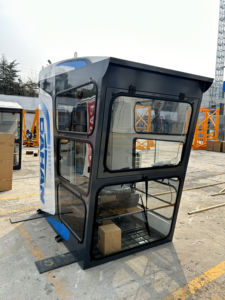 Cabines d'opérateur de grue à tour, cabines de conduite, cabines de grue en tôle galvanisée Qtz80 - Product Image 2