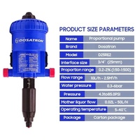 Pompe doseuse automatique Dosatron, actionnée par l'eau, injecteur de produits chimiques et d'engrais, doseur, équipement auxiliaire en plastique pour la volaille