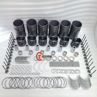Kit de revestimiento de piezas de repuesto para excavadora 6D125 Kit de juntas de reacondicionamiento de motor 6D125 Kit de reconstrucción de motor diésel
