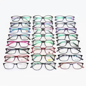 Vente en gros prix d'usine promotionnel pas cher lunettes hommes TR90 montures de lunettes lunettes petites montures optiques carrées 2024