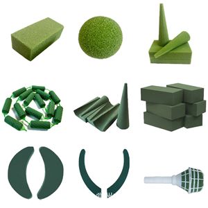 Floral <b>Foam</b> <b>Blocks</b> Cylinder Green Polystyrene For DIY Bouquets And Crafts - Product Image 5